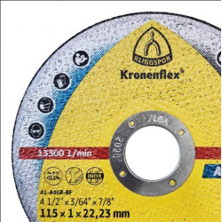 Disco de Corte Klingspor 115x1 Kronenflex® para metal