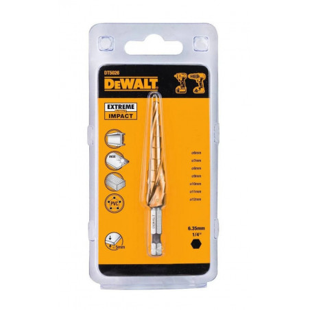 BROCA METAL CONICA DEWALT PARA CERRAJERIA